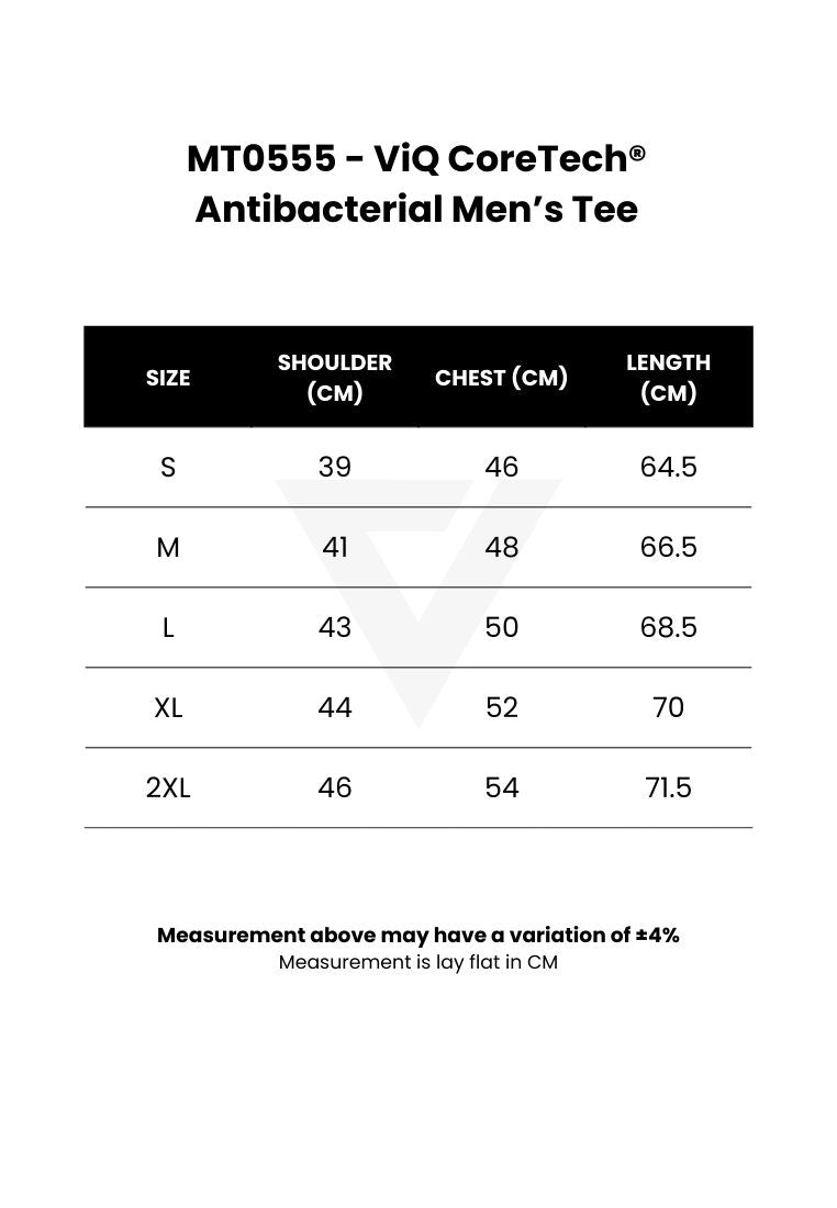 ViQ CoreTech® Antibacterial Men’s Tee