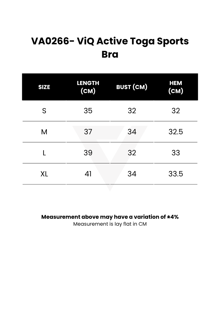 ViQ Active Toga Sports Bra