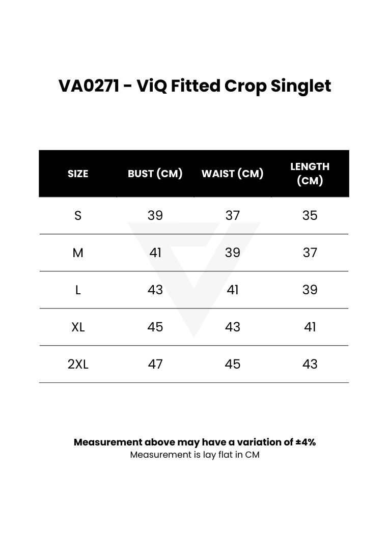 ViQ Fitted Crop Singlet
