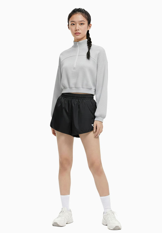 ViQ Cropped Ribbed Sweater