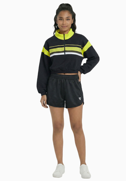 ViQ Cropped Ribbed Pullover