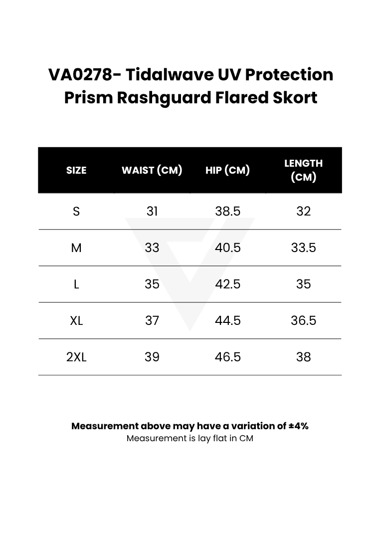 Tidalwave UV Protection Prism Rashguard Flared Skort