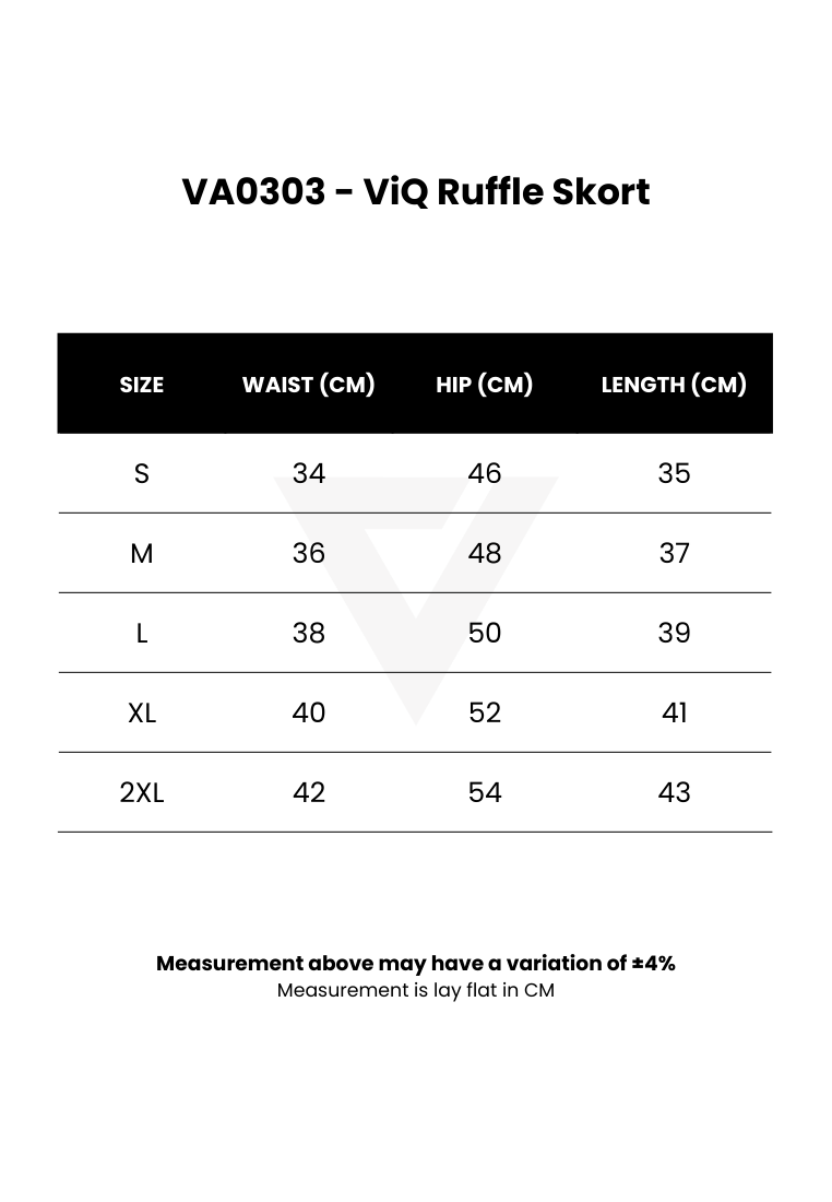 ViQ Ruffle Skort