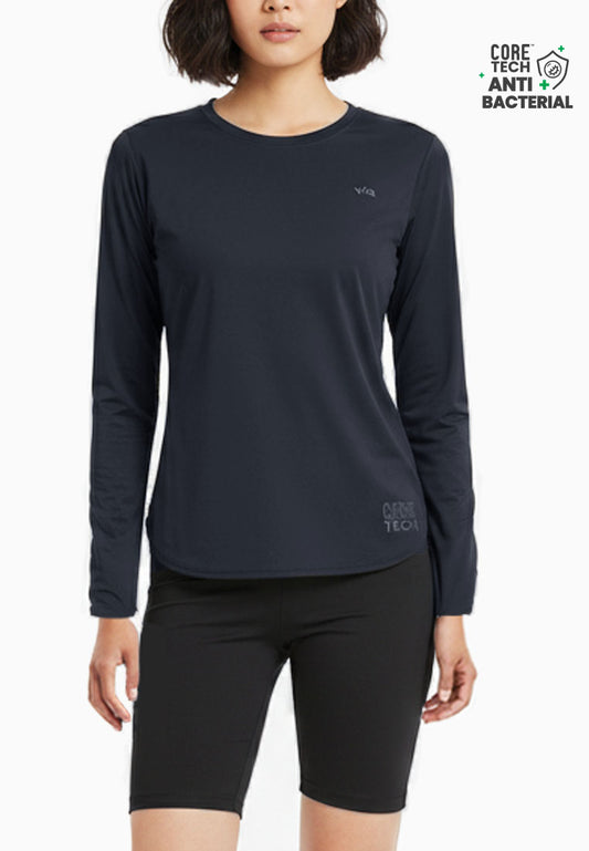 ViQ CoreTech® Antibacterial Long Sleeve Slim Fit Tee