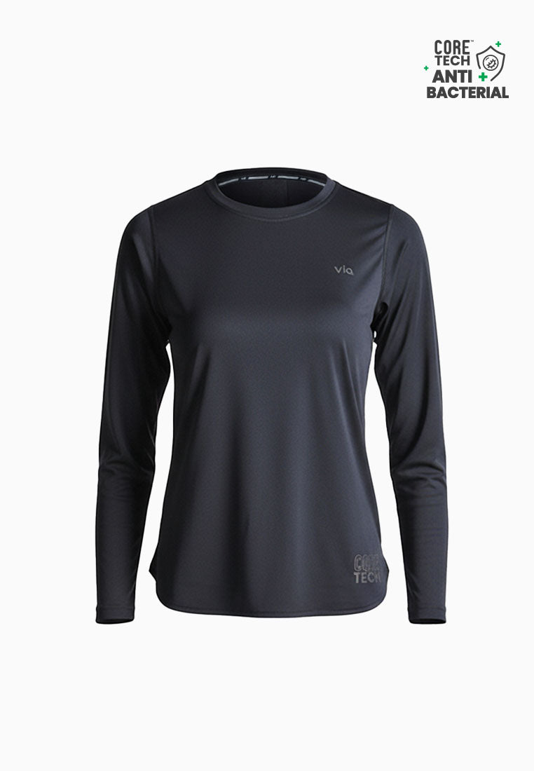 ViQ CoreTech® Antibacterial Long Sleeve Slim Fit Tee