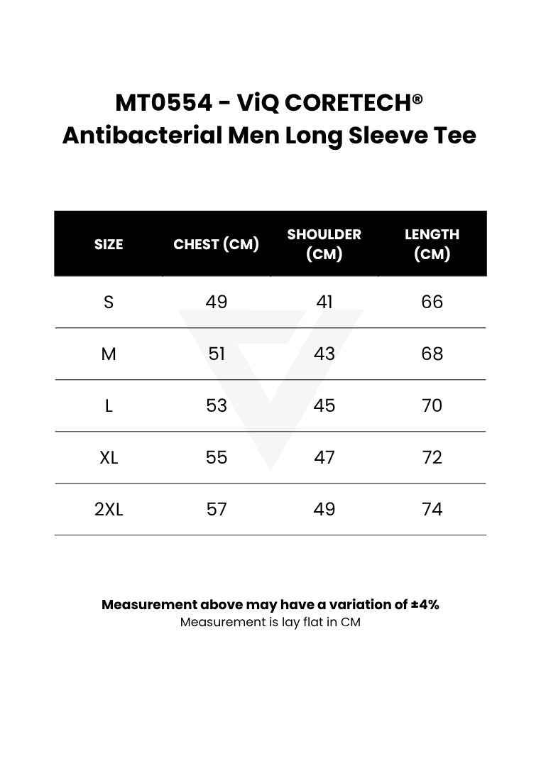 ViQ CoreTech®Men Antibacterial Long Sleeve