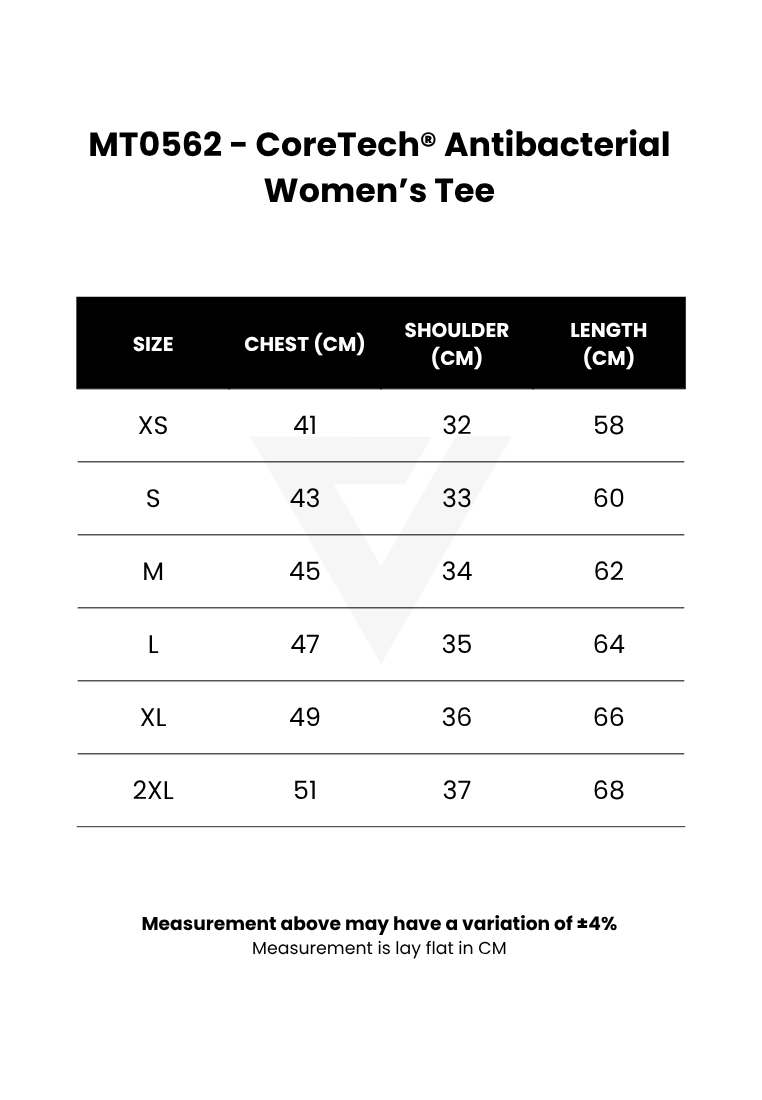 ViQ CoreTech® Antibacterial Women’s Tee