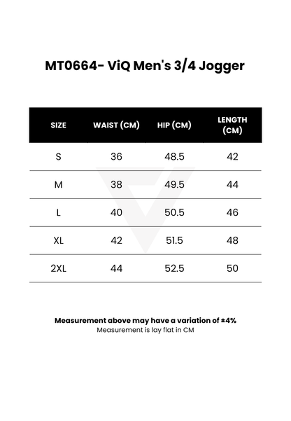 ViQ Men's 3/4 Jogger