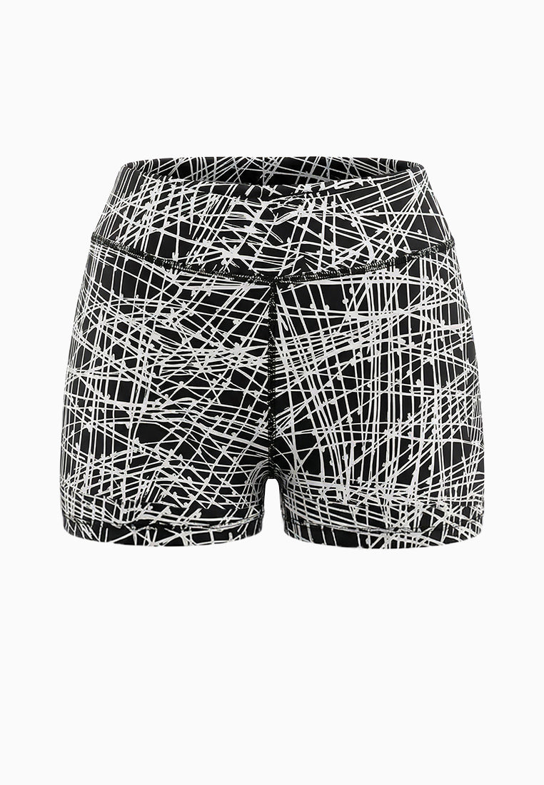 ViQ Printed Biker Shorts