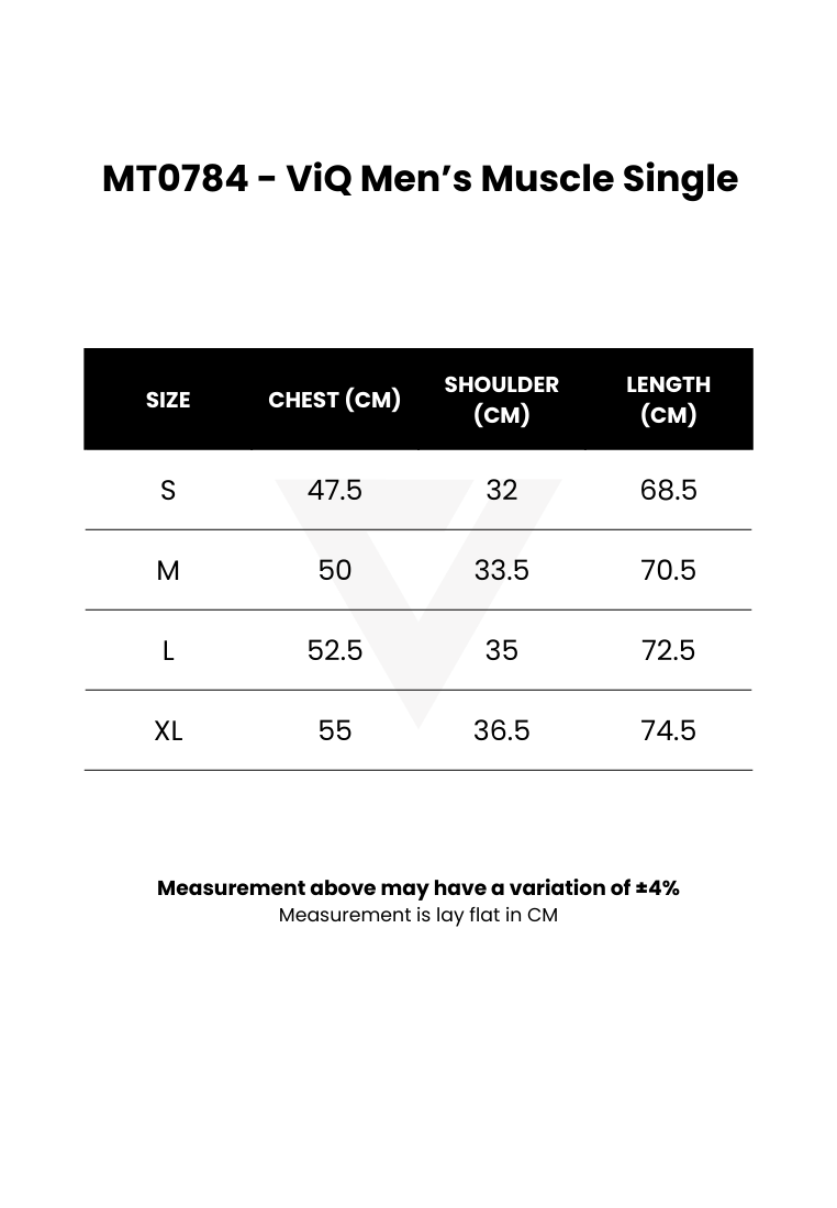 ViQ Men's Muscle Singlet