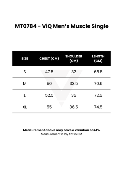 ViQ Men's Muscle Singlet