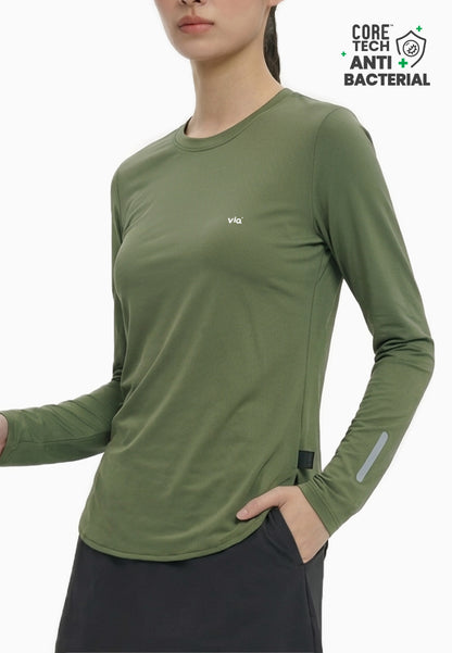 ViQ CoreTech® Antibacterial Women Long Sleeve Tee