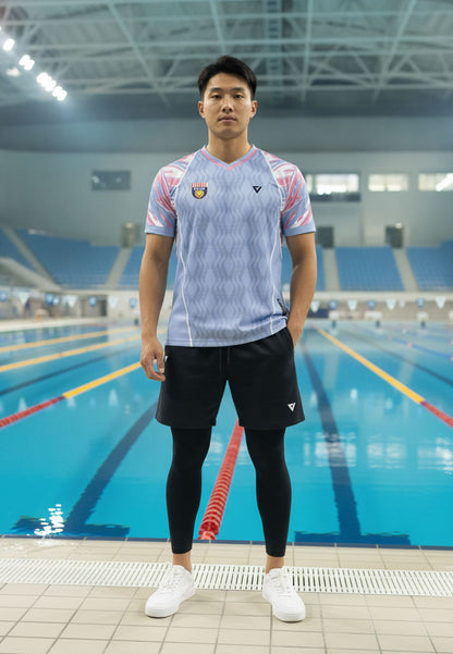 ViQ x MSSM 2026 Aquatic V-Neck Tee