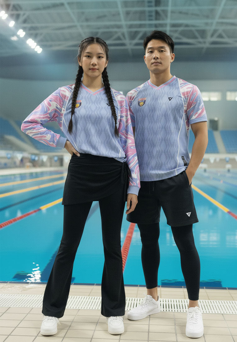 ViQ x MSSM 2026 Aquatic V-Neck Tee