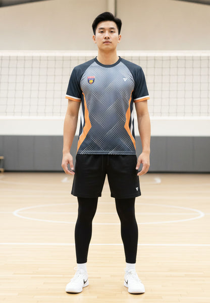 ViQ x MSSM 2026 Volleyball Round Neck Tee