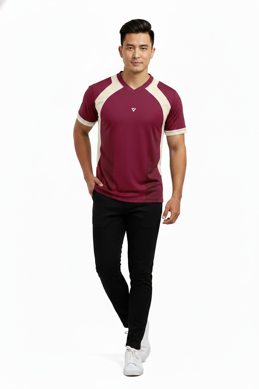 ViQ Crimson Unisex V-Neck Tee