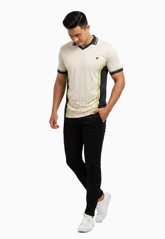 ViQ Circuit Unisex Retro V-Neck Tee