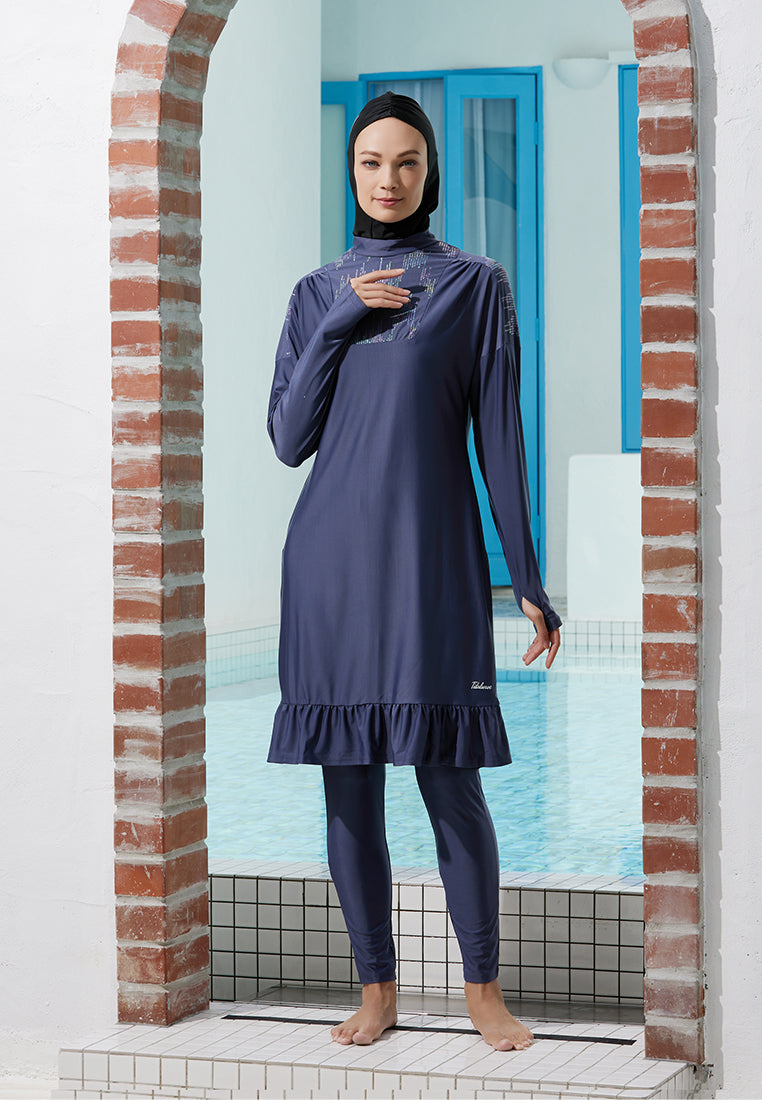 Tidalwave Wisteria Modest Beachwear Set of 2