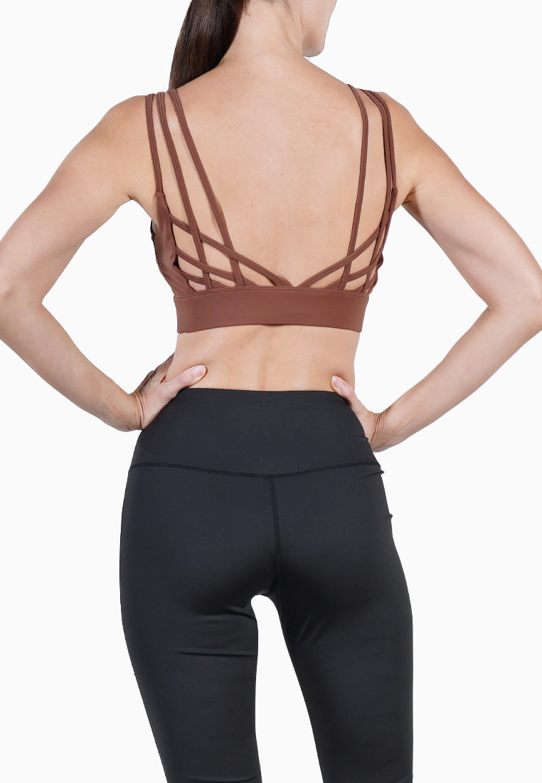 ViQ Low Back Strappy Sports Bra
