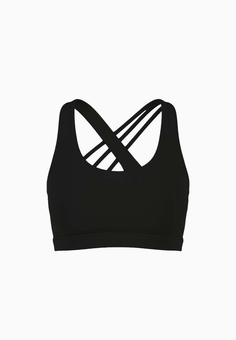 ViQ Asymmetrical Crisscross Sports Bra