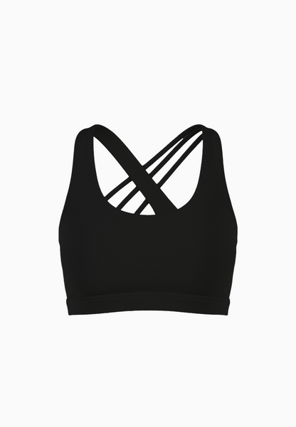 ViQ Asymmetrical Crisscross Sports Bra