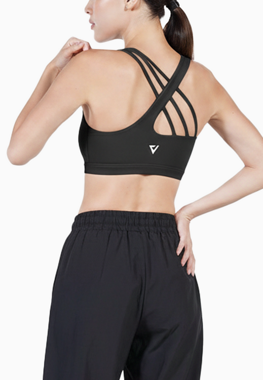 ViQ Asymmetrical Crisscross Sports Bra