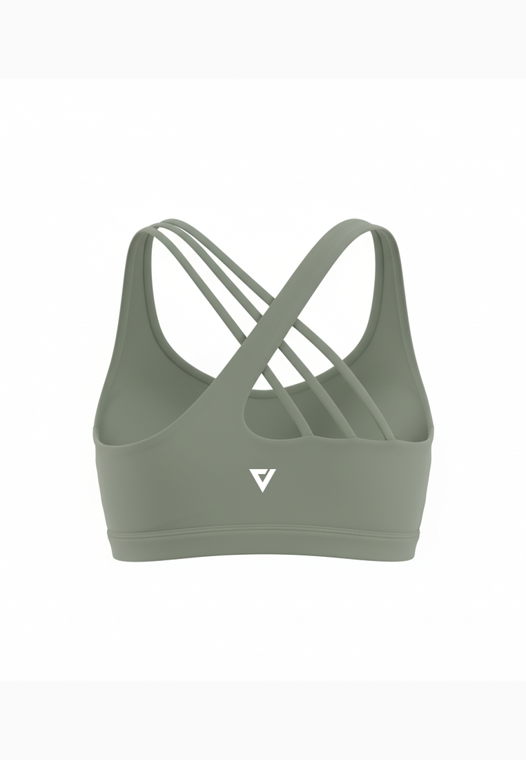 ViQ Asymmetrical Crisscross Sports Bra