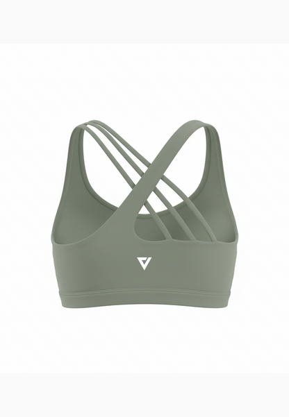 ViQ Asymmetrical Crisscross Sports Bra