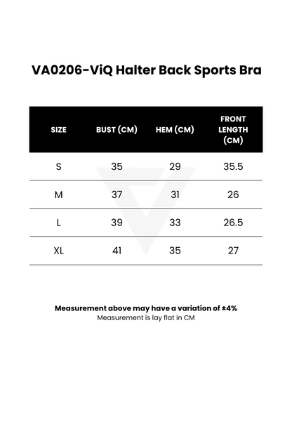 ViQ Halter Back Sports Bra