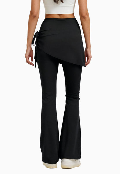 ViQ Wrap Skirt Flared Leggings