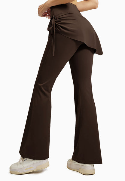 ViQ Wrap Skirt Flared Leggings