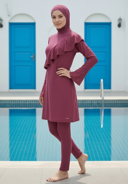 Tidalwave Rosa Modest Beachwear Set of 3
