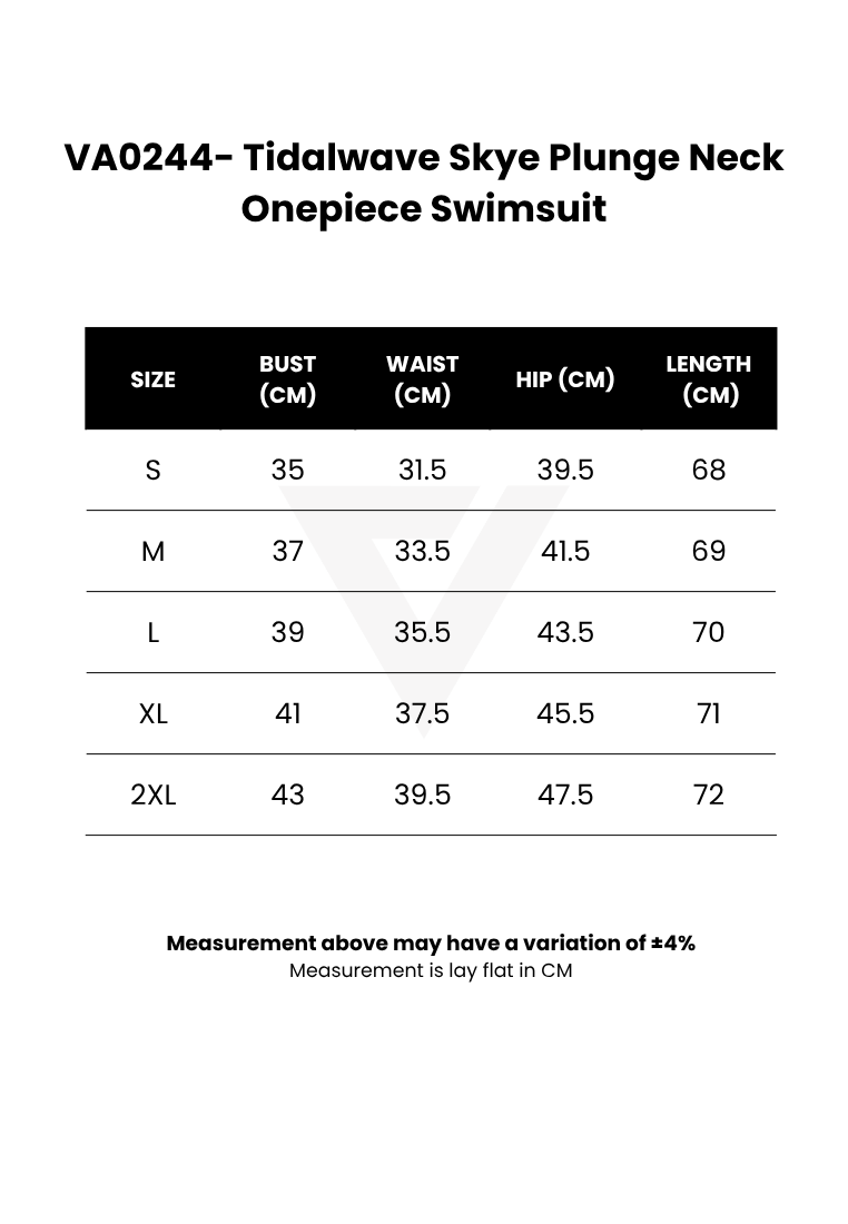 Tidalwave Skye Plunge Neck Onepiece Swimsuit