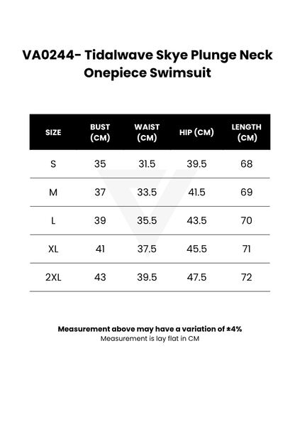 Tidalwave Skye Plunge Neck Onepiece Swimsuit