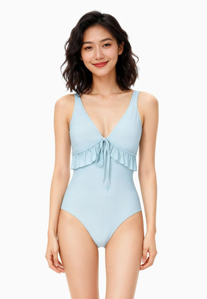Tidalwave Skye Plunge Neck Onepiece Swimsuit