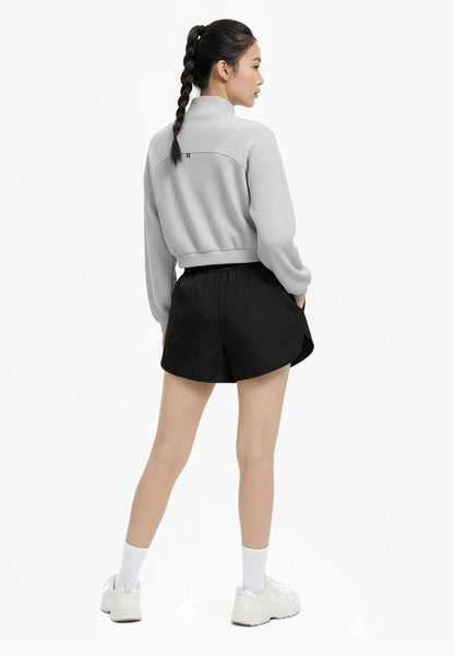 ViQ Cropped Ribbed Sweater