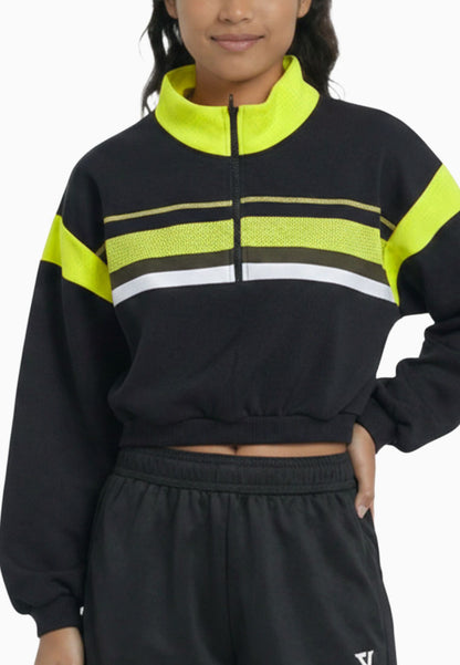 ViQ Cropped Ribbed Pullover