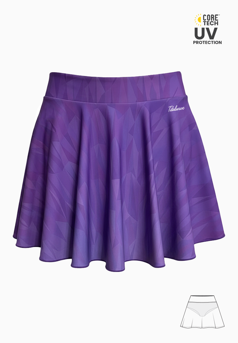 Tidalwave UV Protection Prism Rashguard Flared Skort