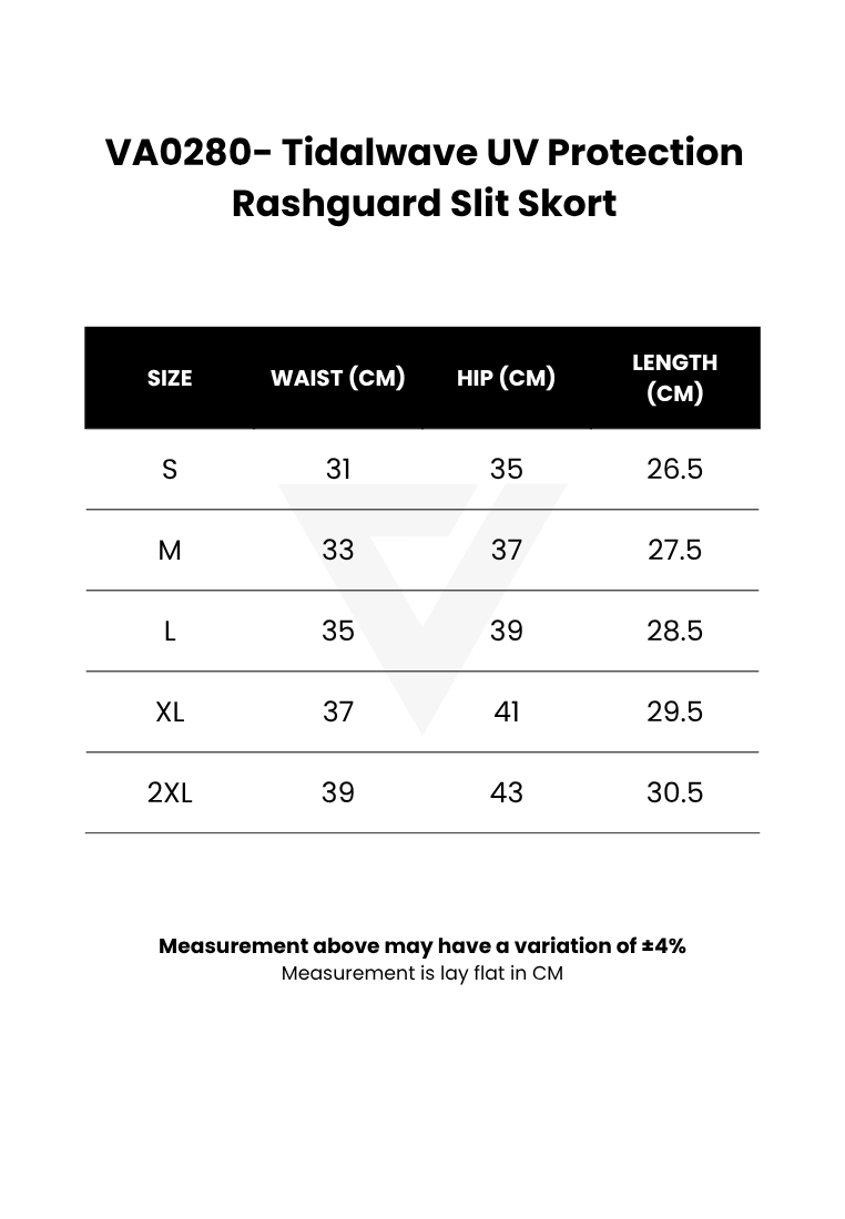 Tidalwave UV Protection Rashguard Slit Skort