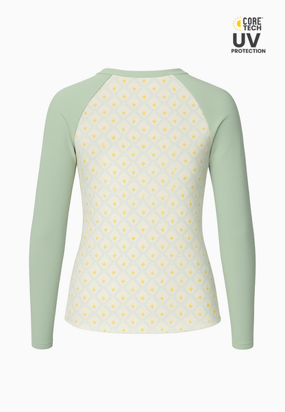 Tidalwave UV Protection Floral Rashguard Top