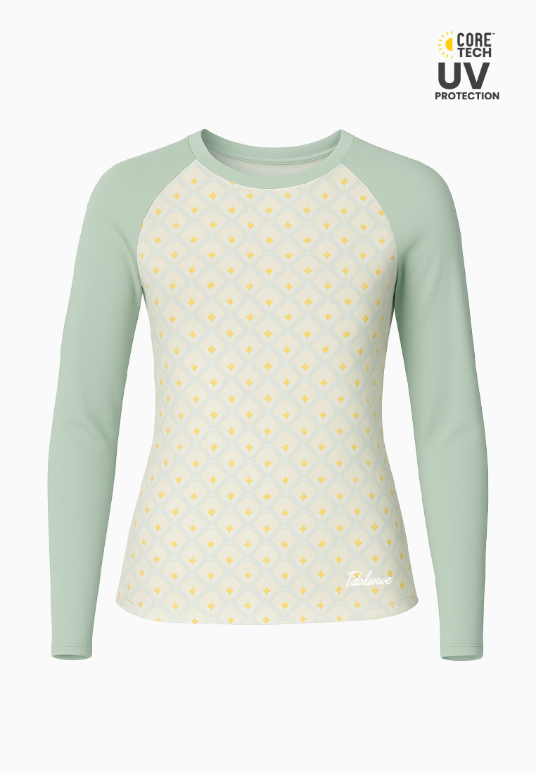 Tidalwave UV Protection Floral Rashguard Top