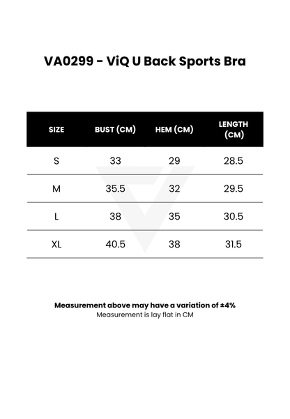 ViQ U Back Sports Bra