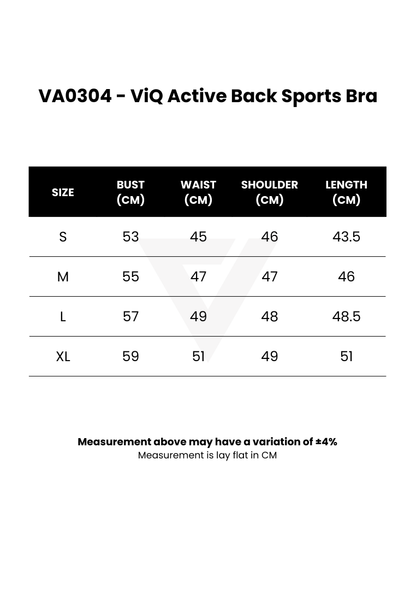 ViQ Active Back Sports Bra
