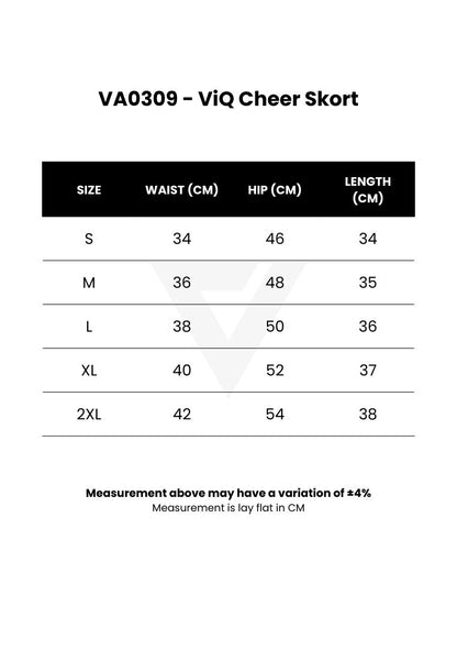 ViQ Cheer Skort