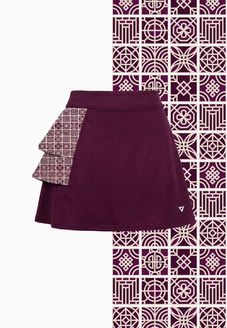 ViQ Oriental Tiled Skort