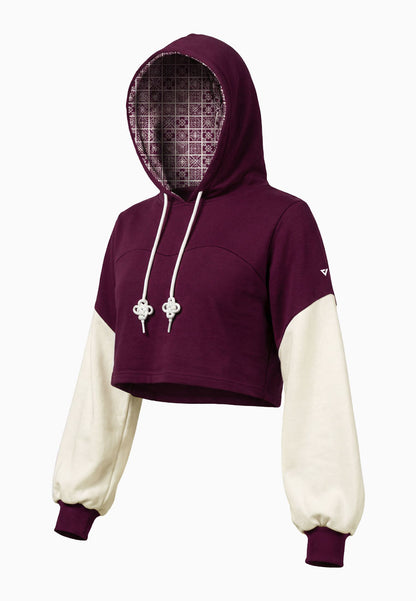 ViQ Oriental Cropped Hoodie