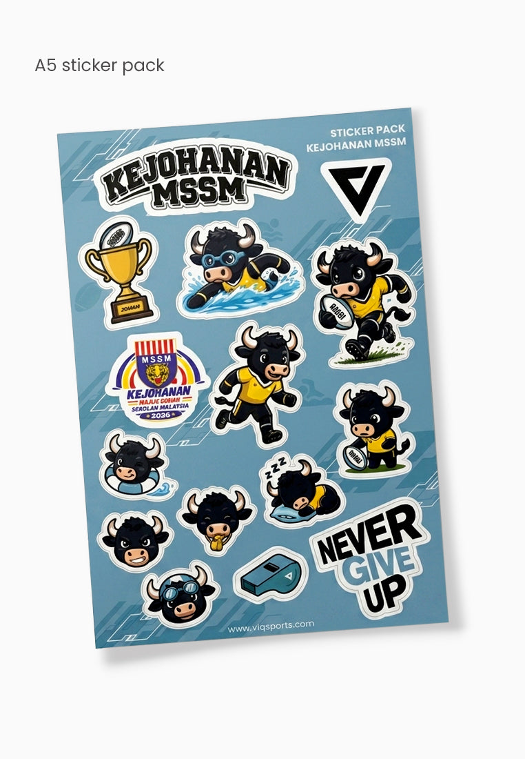 ViQ x MSSM 2026 A5 Sticker Pack