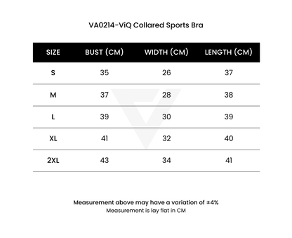 ViQ Collared Polo Sports Bra