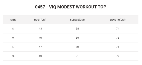 ViQ Modest Workout Top - Image 7
