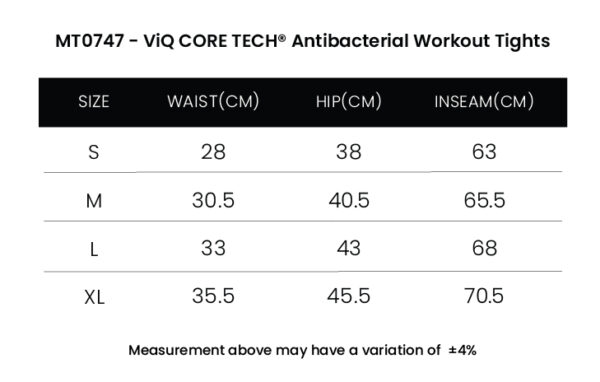 ViQ CORETECH® Antibacterial Workout Tights - Image 6